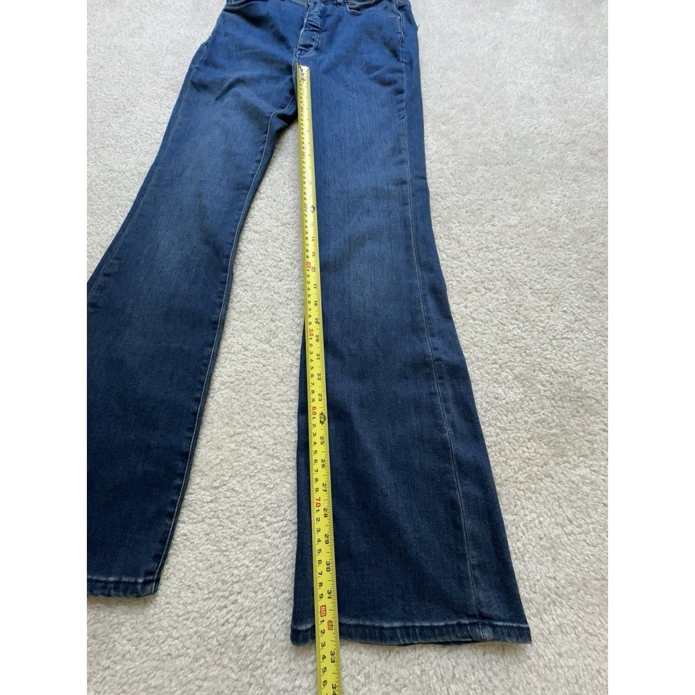 Pilcro Anthropology The Icon Flare Jeans Dark Indigo Wash, Women's 29 - Picture 5 of 8